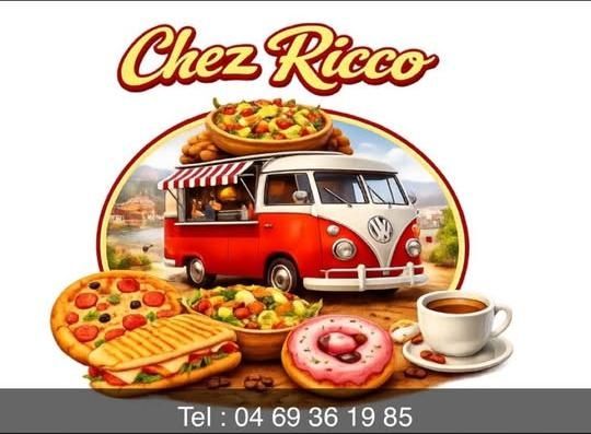 Logo officiel Chez Ricco — Van Food-Truck vintage
